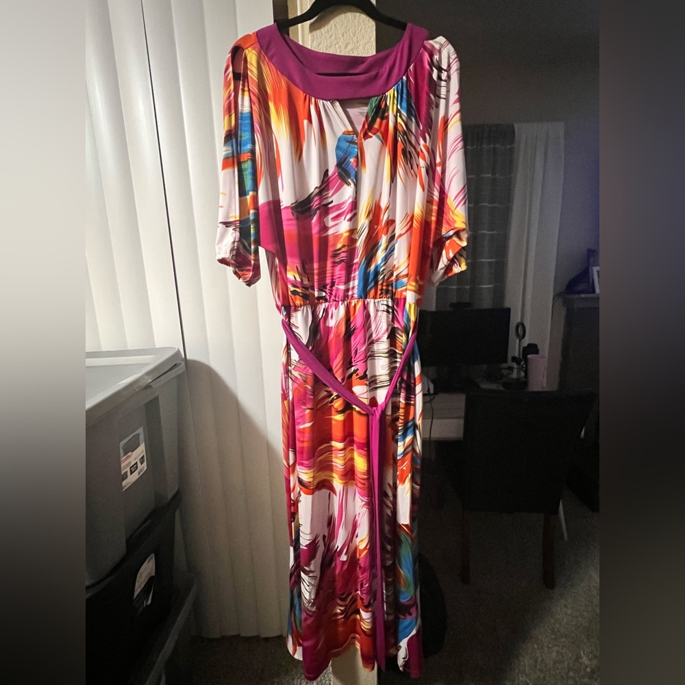 Women's (Hot In Hollywood) Multi Color Dress Size XL